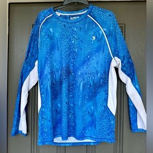 Reel Legends Men Long Sleeve Shirt lightweight stretch fabric. Size XL